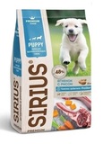 Сухой корм для щенков и молодых собак Sirius Premium с ягненком и рисом 15 кг.