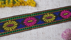 Тесьма текстиль жаккард, ш. 3,5 см