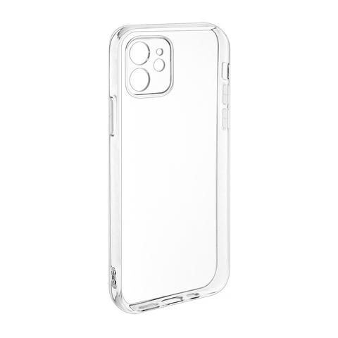 Силиконовый чехол TPU Clear case с защитой камеры (толщина 2.0 мм) для iPhone 11 (Прозрачный)