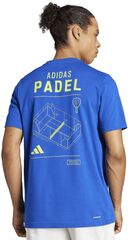 Теннисная футболка Adidas Padel Category Graphic T-Shirt - royal blue