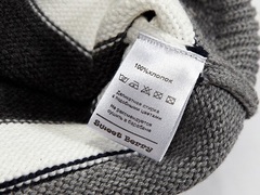 Sweet Berry Серый жакет в полоску для мальчика (146317)