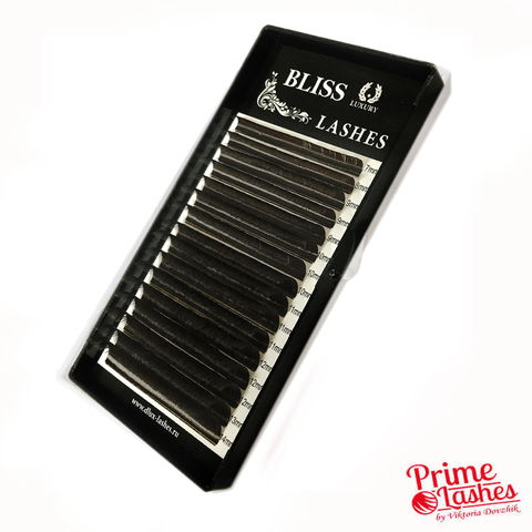 Ресницы Bliss lashes , микс Горький шоколад, 16 линий