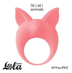 Оранжевое эрекционное кольцо Kitten Kyle - 