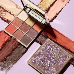 EVELINE Палетка теней для век  9 тонoв SPARKLE 19,8г