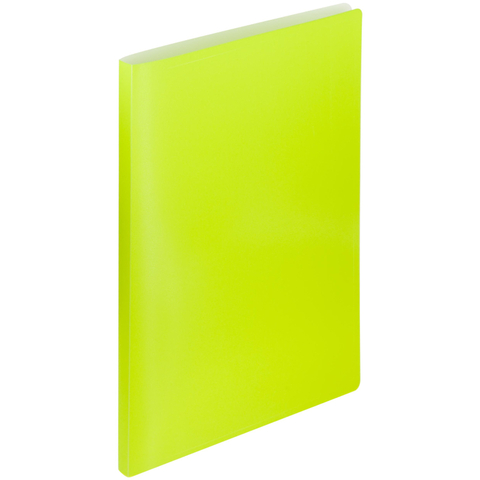 Папка с зажимом Attache Neon А4, плотность 500мкм, желтый