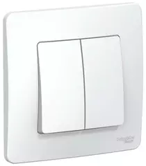 ПЕРЕКЛ.2-кл.С/У, 10А 250B, БЕЛЫЙ BLNVS106601