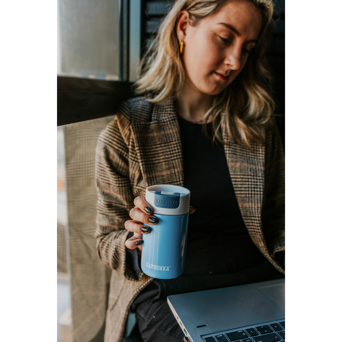Термокружка Kambukka Olympus (300 мл), Голубой, арт. 11-02015 - фото 3
