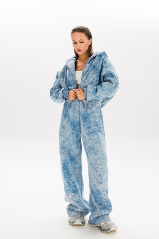Толстовка с капюшоном GLARE DENIM