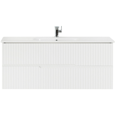 Cezares DUET-N-1200-2C-SO-2-BL DUET-N База под раковину подвесная с двумя выкатными ящиками для раковины с двумя чашами, Bianco Lucido, 1200x457x500