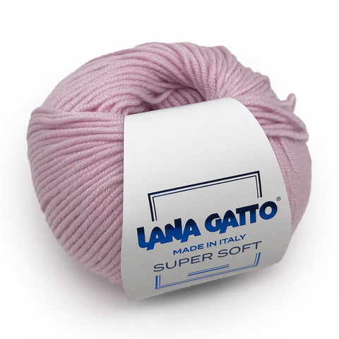Пряжа Lana Gatto Super Soft 05284 нежно розовый (уп.10 мотков)