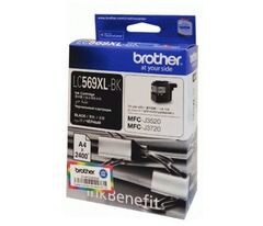 Картридж Brother LC-569XLBK black для Brother MFC-J3520, J3720 (2400 стр)