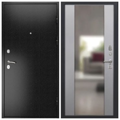 Купить Входная дверь L 3B - Алиса ПВХ софт грей с зеркалом