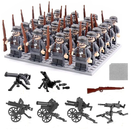 Минифигурки Военных Немецкая Армия набор 20 шт серия 504