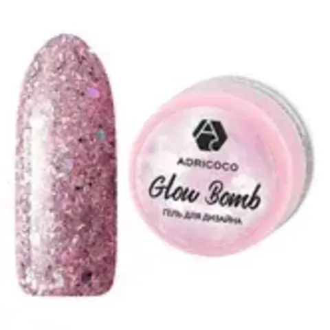 Гель для дизайна ногтей ADRICOCO Glow Bomb №05 