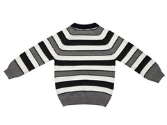 Sweet Berry Серый жакет в полоску для мальчика (146317)