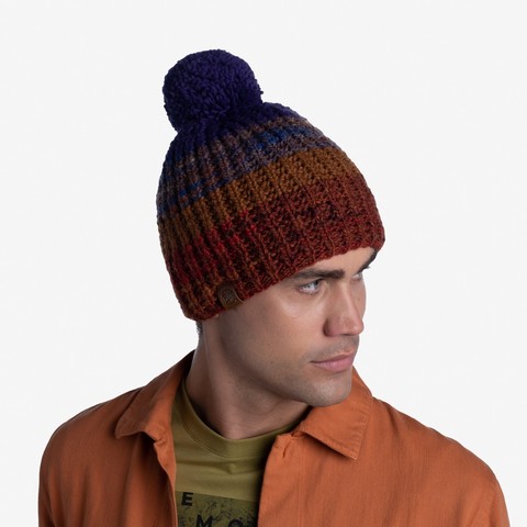 Шапка вязаная с флисом Buff Hat Knitted Polar Alina Rusty фото 2