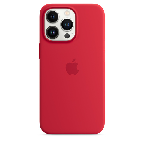 iPhone 13 Pro Silicone Case with MagSafe (PRODUCT)RED
