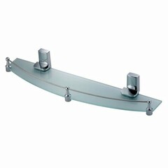 WasserKRAFT Leine K-5044 (ранее К-5024) Полка стеклянная с бортиком фото