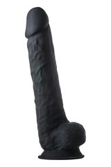 Черный фаллоимитатор-гигант XXL Dildo - 38 см. - 
