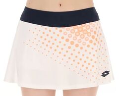 Теннисная юбка Lotto Top W IV Skirt 1 - bright white/orange