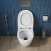 Унитаз безободковый приставной BelBagno SFERA-R BB2141CBR