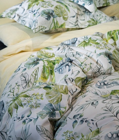 Постельное белье 2 спальное евро Decoflux Flora Costera