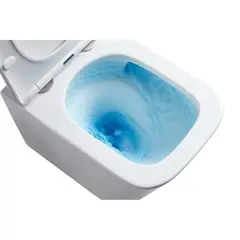 Унитаз подвесной Grossman GR-4479SQ Tornado 485х340х355 безободковый с тонким сиденьем