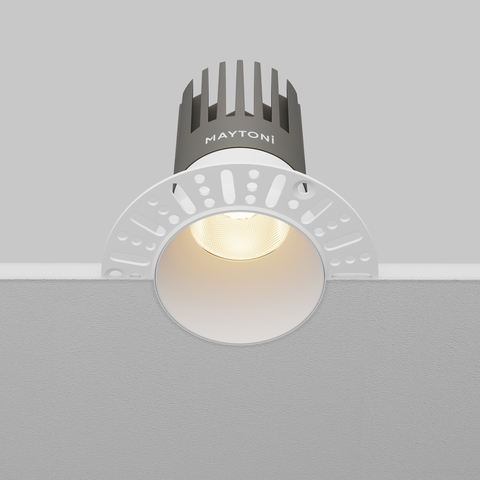 Встраиваемый светодиодный светильник Maytoni Dip DL122-15W-3K-TRS-W