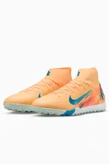 Сороконожки Nike Zoom Mercurial Superfly 10 Academy Mbappe TF - оранжевый