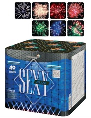 Батарея салютов "Sexy Blue" MC139 49 залпов * 0.8"