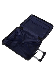 Чемодан полипропилен Черный ЛЮКС (L) 75х50х31 см без расширения/4кг/100 л5