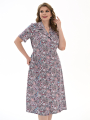 4536 Халат на пуговицах