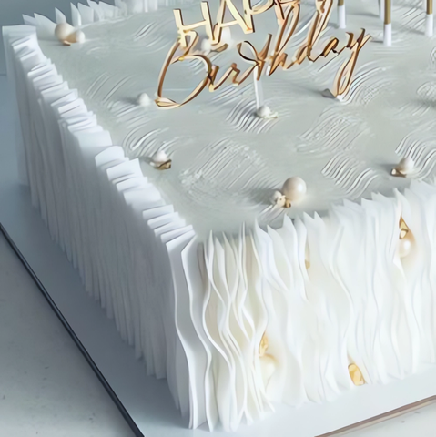 Вафельные Полоски для Торта, 1.5*10.5 см, 40 шт (вафельная бумага)