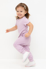 брюки  для девочки  КР 400687/ледяная орхидея к537