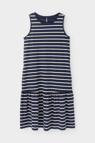сарафан  для девочки  КР 5803/индиго,полоска к396