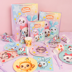 Тарелки, Малышарики, Ассорти, 18 см, 6 шт.