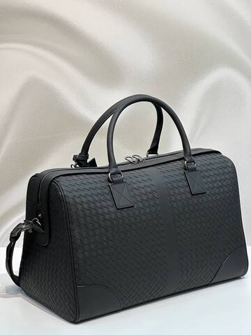 Дорожная сумка Bottega Veneta Intrecciato черный