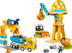 Конструктор LEGO Duplo 10476 3 in 1 Construction Site and Vehicles