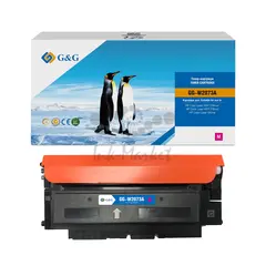 Тонер-картридж G&G, аналог HP W2073A/117A красный 0.7k с чипом