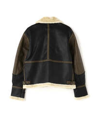 Куртка Alpha Industries Faux Leather B-3 Mod Jacket Espresso (Коричневый)
