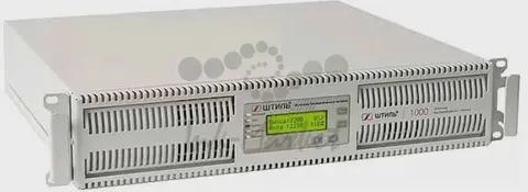 ШТИЛЬ ИБП 1000 ВА; 1 фазный; on-line; батарея: 36В ext (no incl), ЗУ 5А; rack