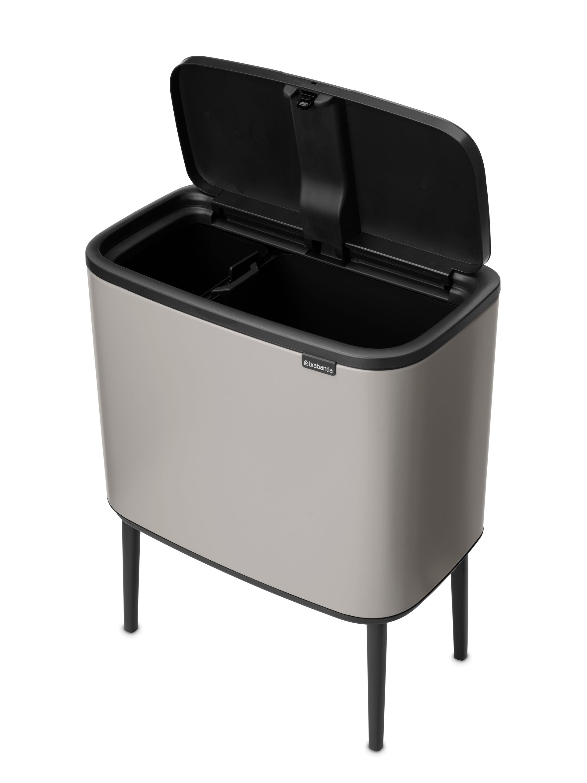 Мусорный бак Bo Touch Bin (11 л + 23 л), Светло-серый, арт. 255007 - фото 1