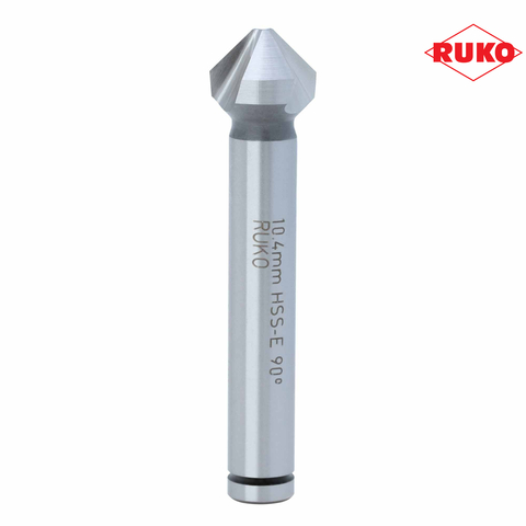 Зенковка ц/х 90° 10,4мм HSSE-Co5 3z DIN335C L50мм d6мм M5(BF) Ruko 102114E
