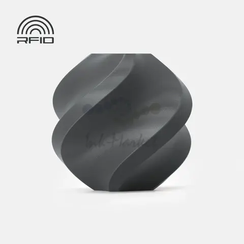 Пластик для 3D-печати Bambu Lab PLA Basic, 1.75 мм, 1 кг, тёмно-серый (Dark Gray), без катушки, A00-D3-1.75-1000-SPLFREE
