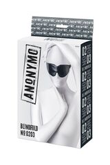 Черная маска Anonymo из искусственной кожи - 