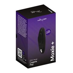 Черный вибратор в трусики We-Vibe Moxie+ - 