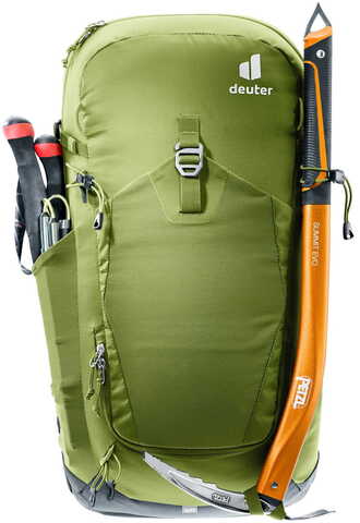 Картинка рюкзак туристический Deuter Trail Pro 33 Meadow/Graphite - 7