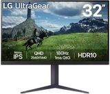 Монитор 32" LG 32GS85Q-B, LG UltraGear 32GS85Q-B 31.5" Nano IPS monitor, 2560x1440, 350cd/m2, 16:9, 1мс (GtG), 1000:1, HDMIx2, DP, Headphone out, USB 3.0x3, 180Hz, 178/178, NVIDIА G-Sync, RАDEON FreeSync, DCI-P3 98%, внешний БП, LTP, HAS 110mm, VESA (100x