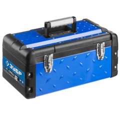 ЗУБР СПЕЦ-18, 470 x 240 x 215 мм, (18?), металлический, ящик для инструментов, Профессионал (38155-18)