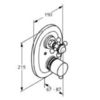 Термостат для душа встраиваемый на 1 потребителя Kludi Adlon 517200520